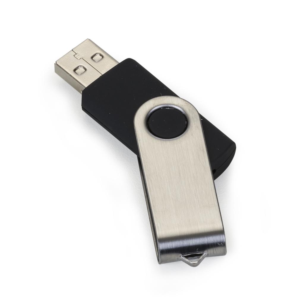 Pen Drive Giratório Metálico 4 GB