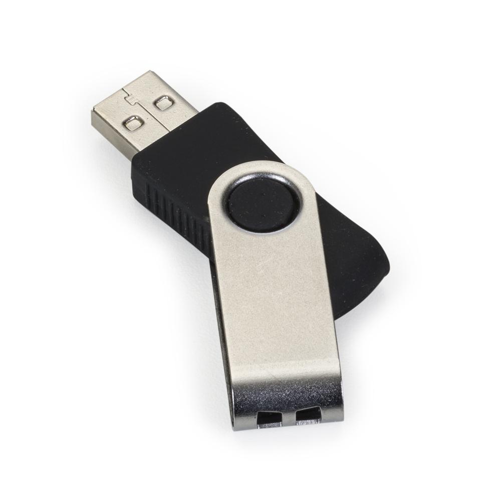 Pen Drive Giratório Metálico 8 GB/16GB/32GB