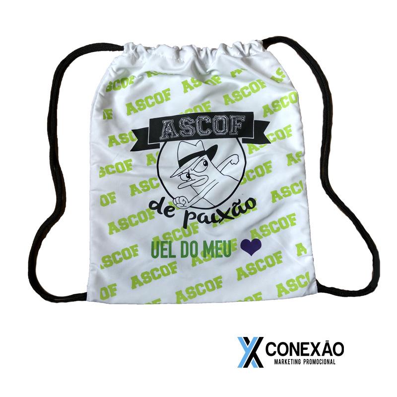 Mochila Saco em Tecido Camberra 