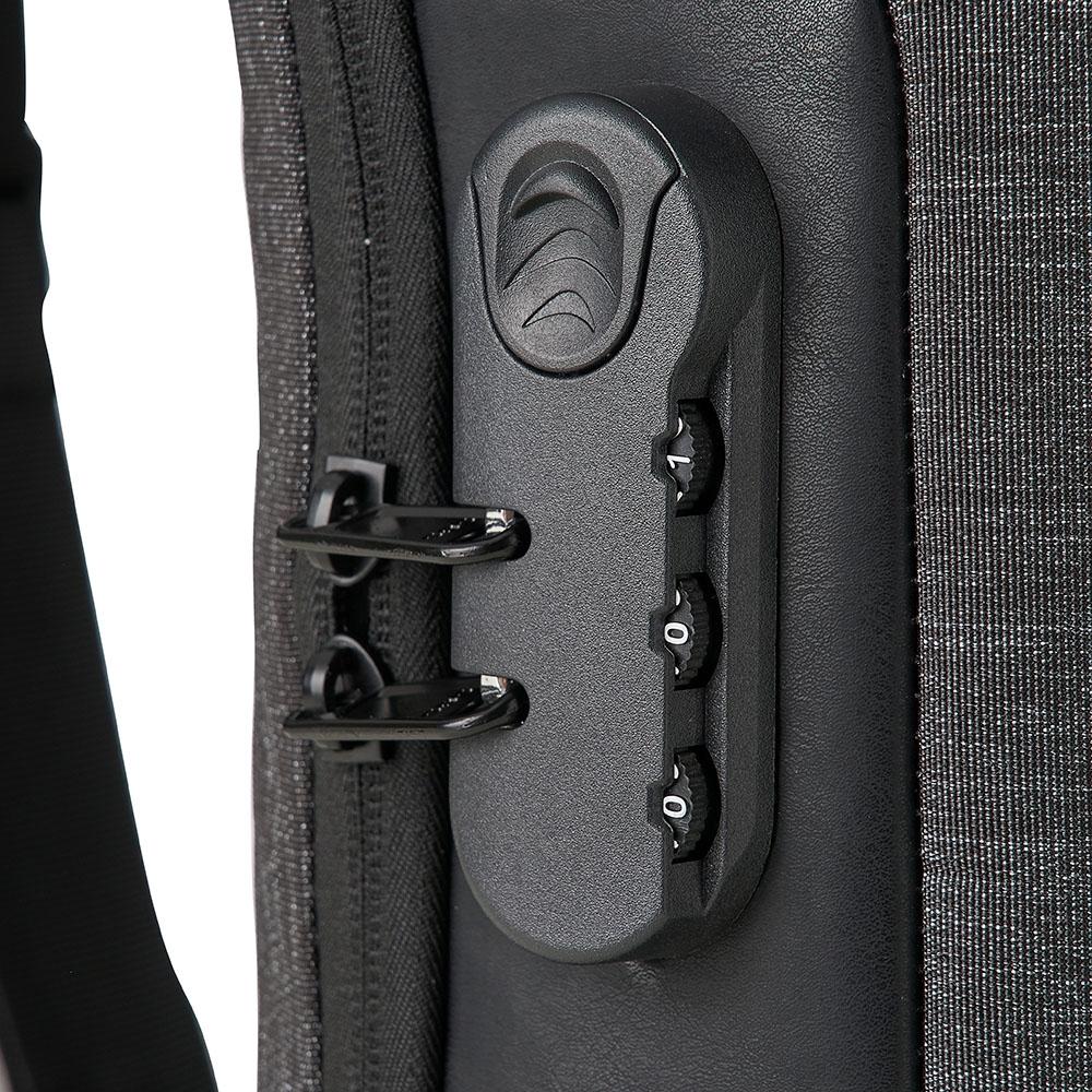 Mochila de Ombro USB Antifurto