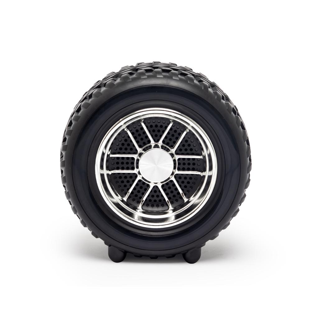 Caixa de Som Multimídia TWS com Luminária RGB Pneu.