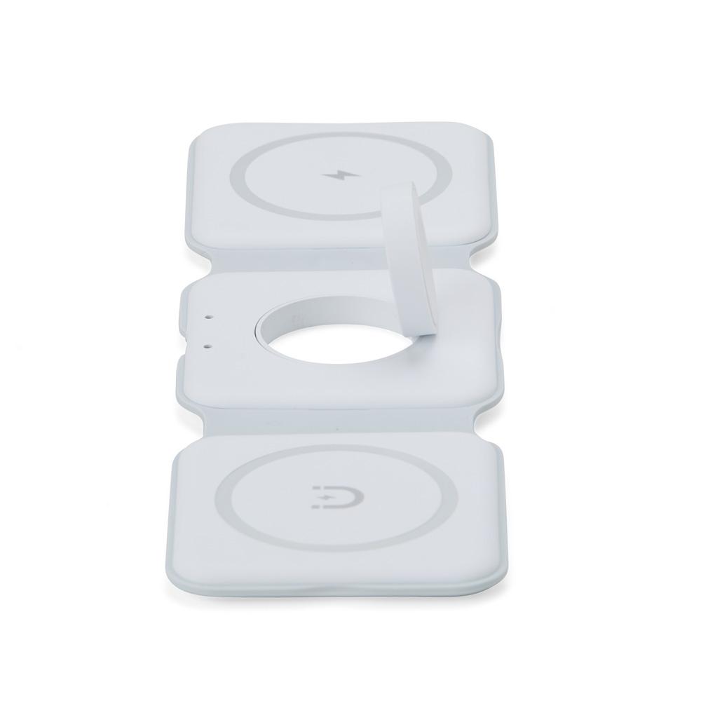 Carregador Sem Fio Magnético Triplo Para Apple 
