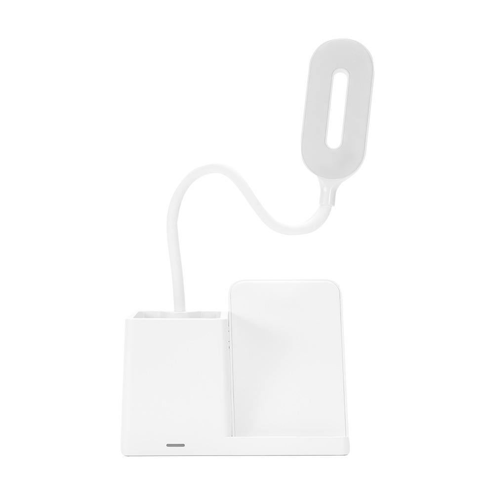 Luminária Led com Carregamento via Indução e Porta-caneta