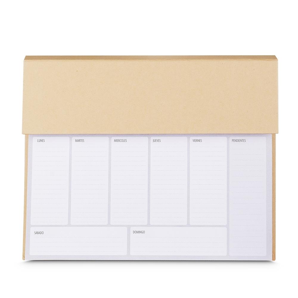 Bloco de Anotações com Autoadesivos e Caneta