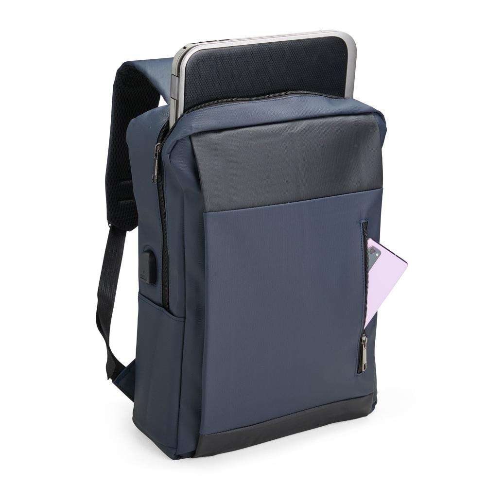 Mochila PU Impermeável Antifurto 22L
