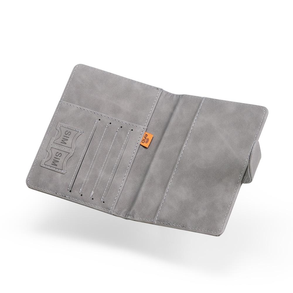 Porta-passaporte em Couro Sintético