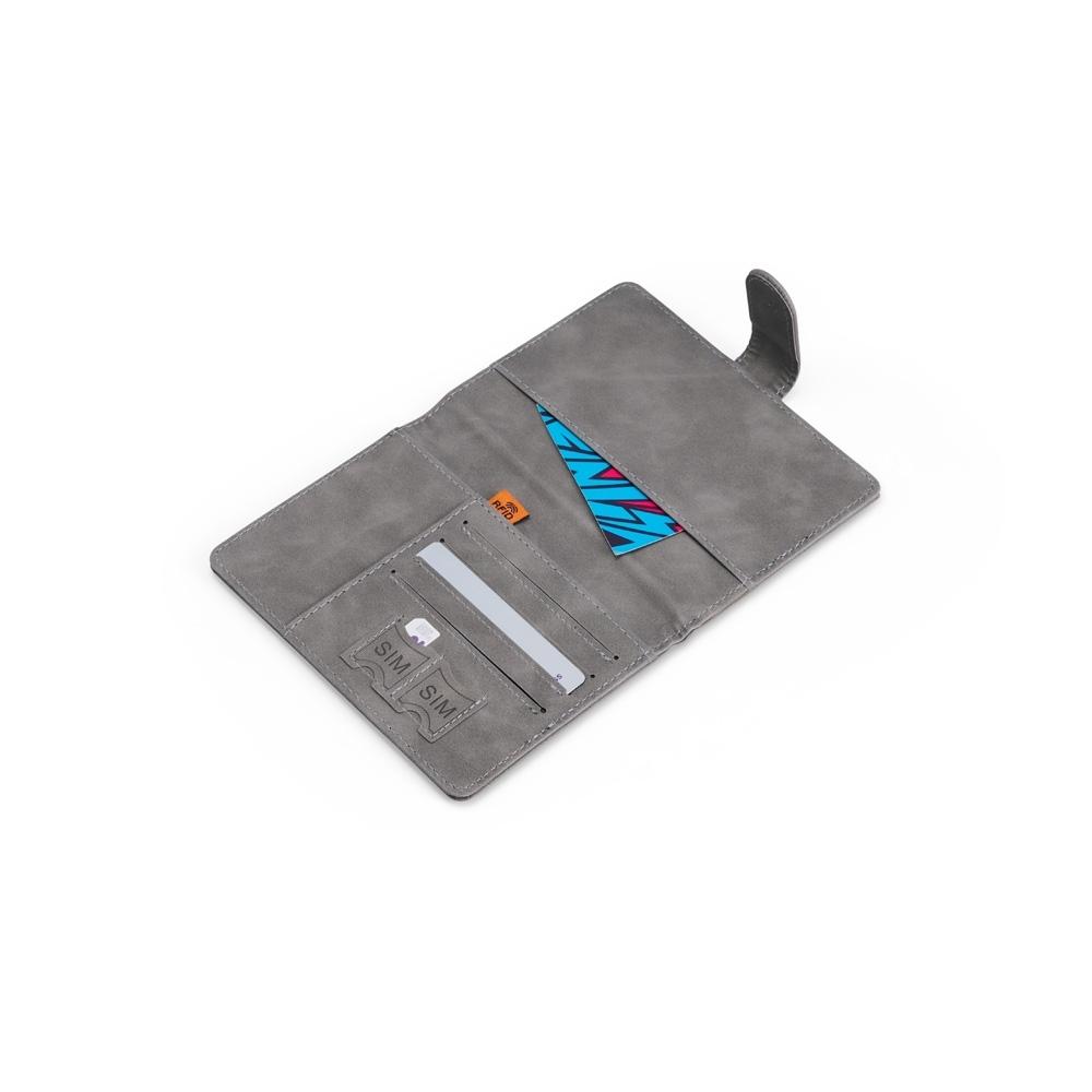 Porta-passaporte em Couro Sintético